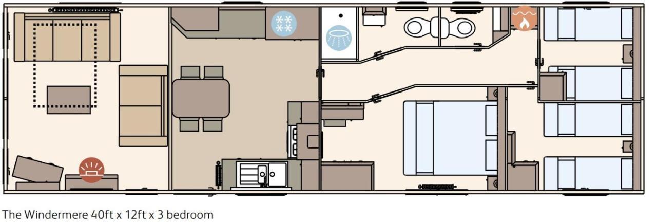 Lake District Prestige Caravan, 3 Bedrooms, Sleeps 8 On Haven Holiday Park Flookburgh 외부 사진